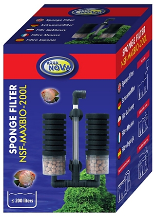 Aqua Nova Sponge Filter NSF-MAXBIO-200L Aqua Nova Sponge Filter NSF-MAXBIO-200L