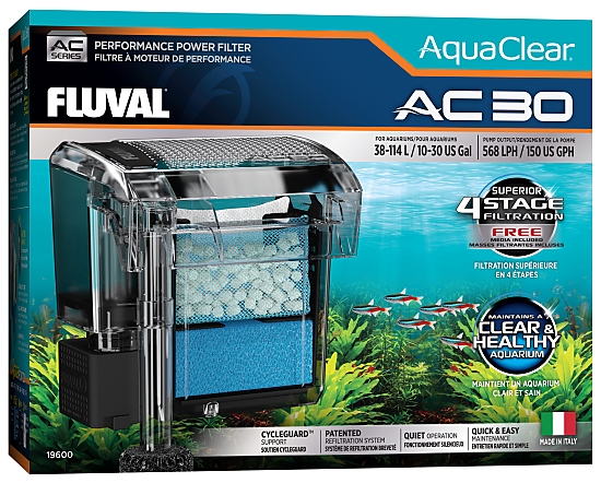 Fluval AquaClear AC30 -Clip-on Filter-