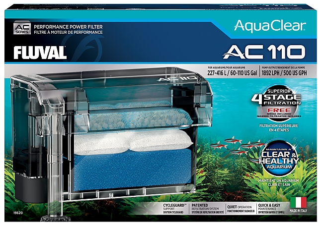 Fluval AquaClear AC110 -Clip-on Filter-