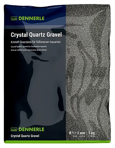 Dennerle Crystal Quartz Gravel diamond black Dennerle Crystal Quartz Gravel diamond black